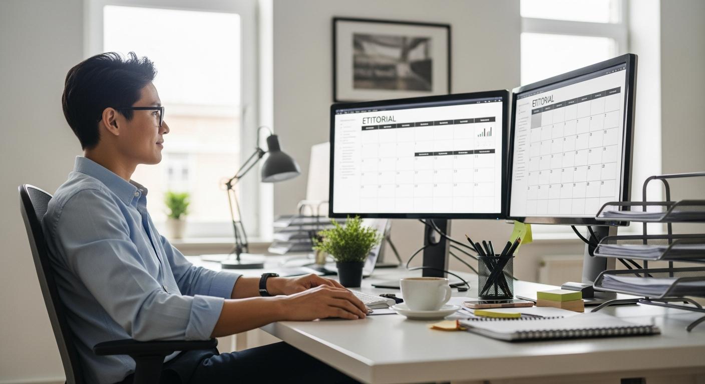 Comment planifier votre production de contenu sur 12 mois sans vous épuiser